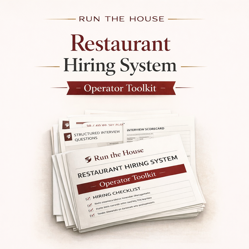 Run the House | Restaurant Hiring System