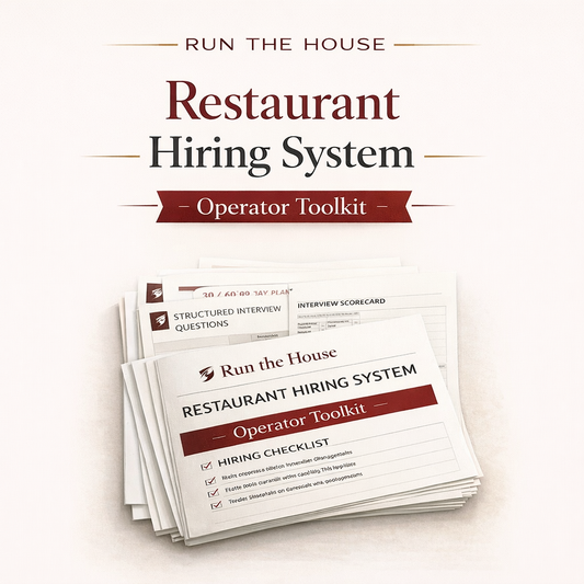 Run the House | Restaurant Hiring System
