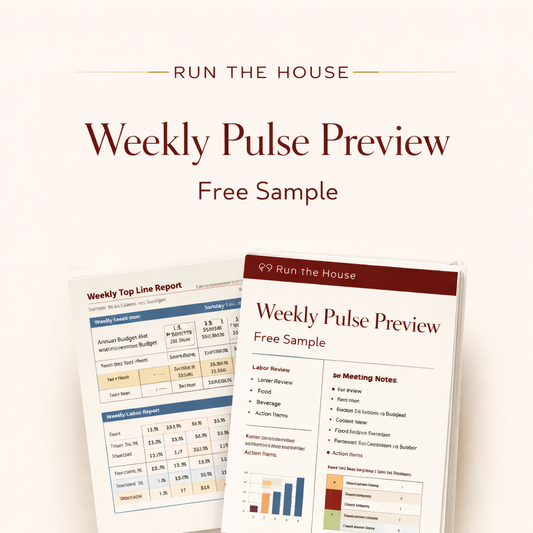 Run the House | Weekly Pulse Preview